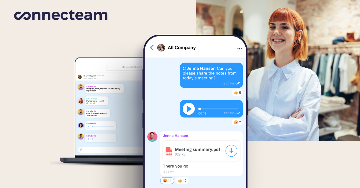 Connecteam communication creative