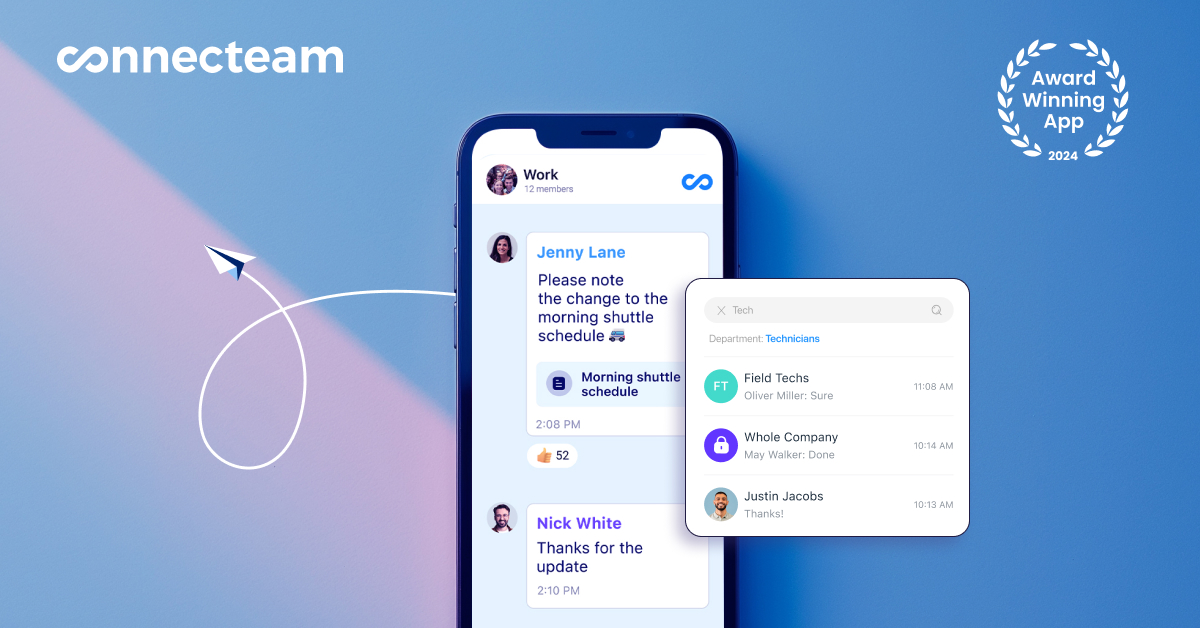 Connecteam communication creative