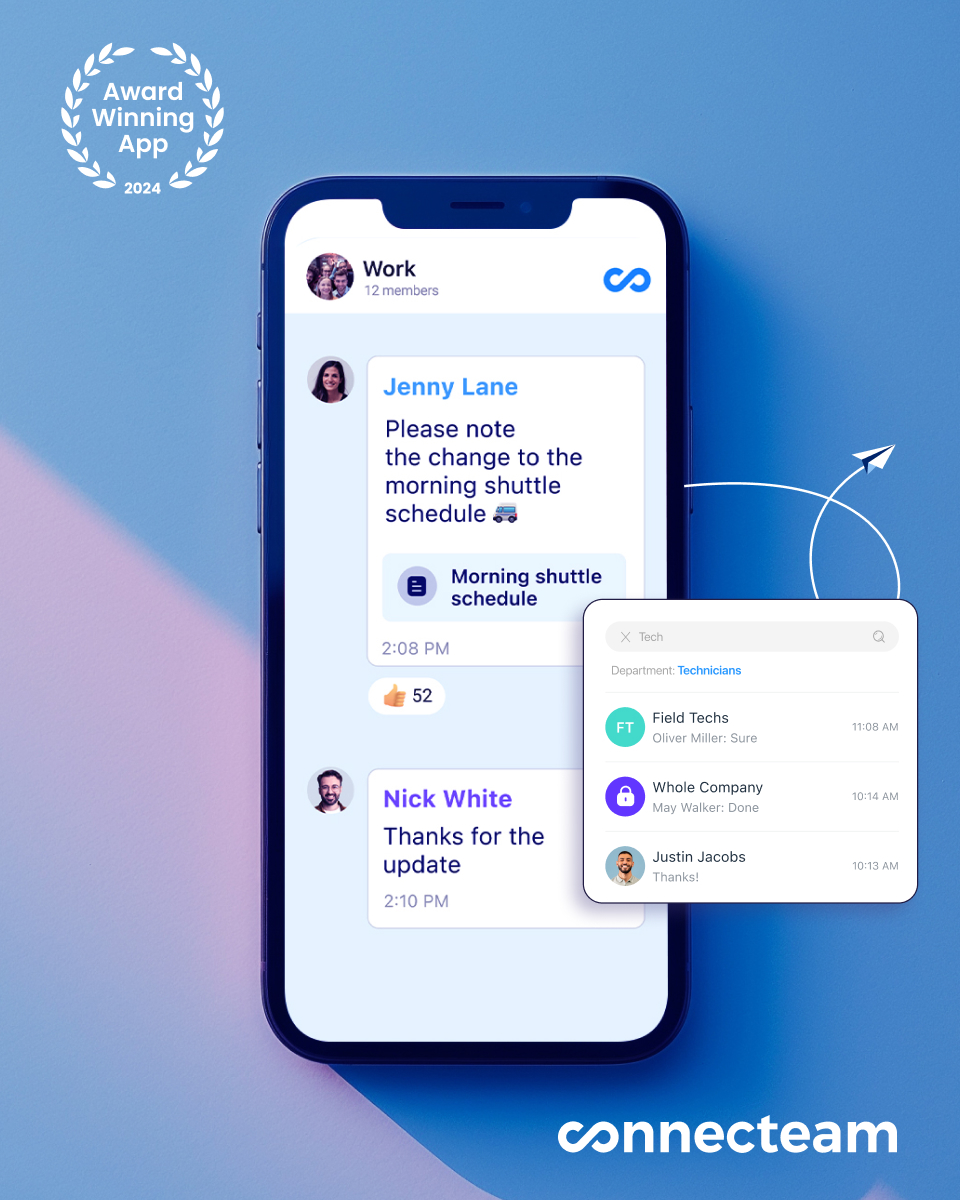Connecteam communication creative