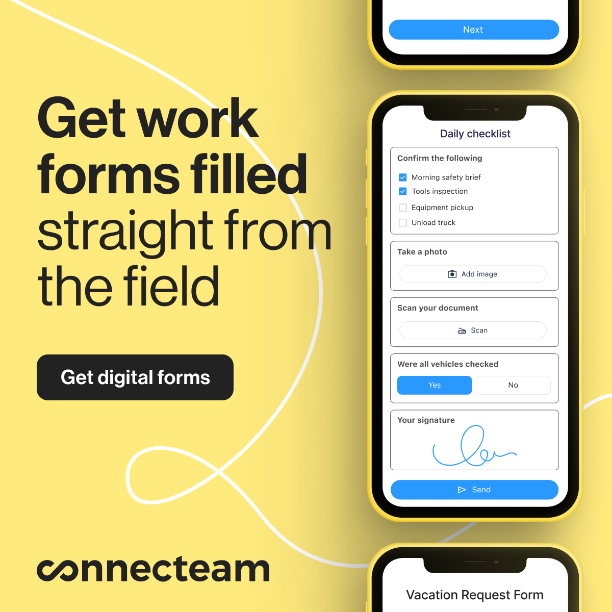 Connecteam forms and checklists creative