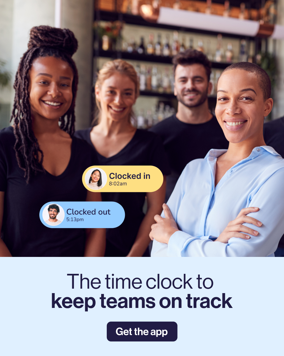 Connecteam employee time clock creative