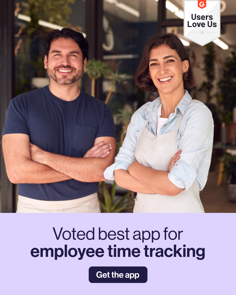 Connecteam employee time clock creative
